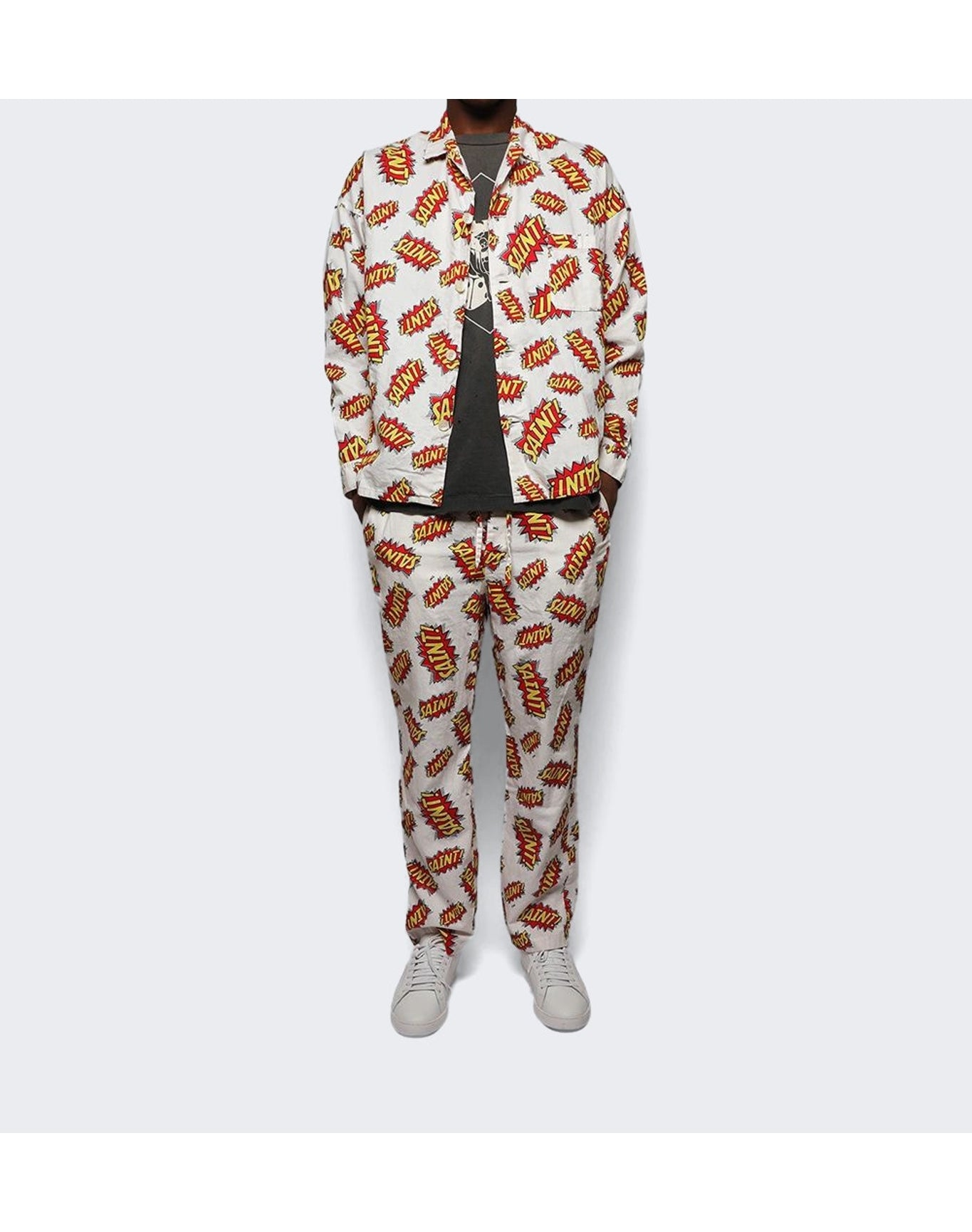 Saint Mxxxxxx | Men | Pow White Shirt | White