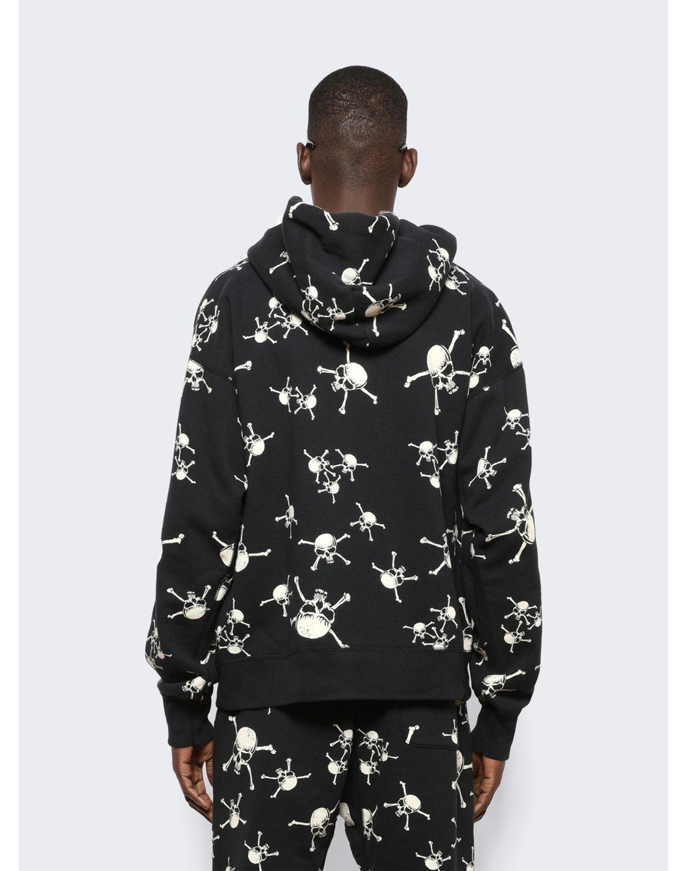 Saint Mxxxxxx | Men | Skull Crewneck Sweatshirt | Black