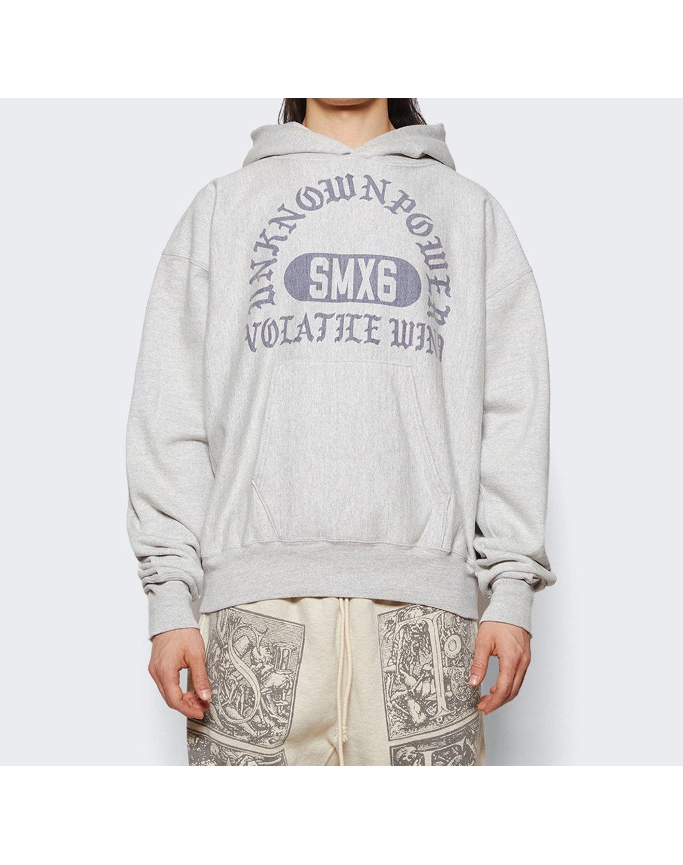 Saint Mxxxxxx | Men | Unknown Power Hoodie | Grey
