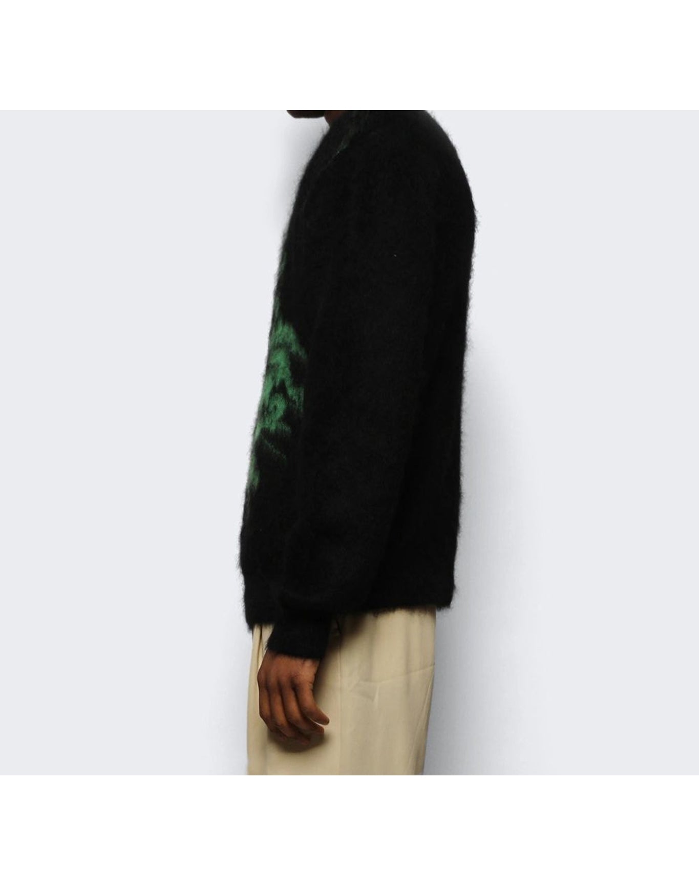 Saint Mxxxxxx x Born x Raised Clown | Men | Knit Sweater | Black