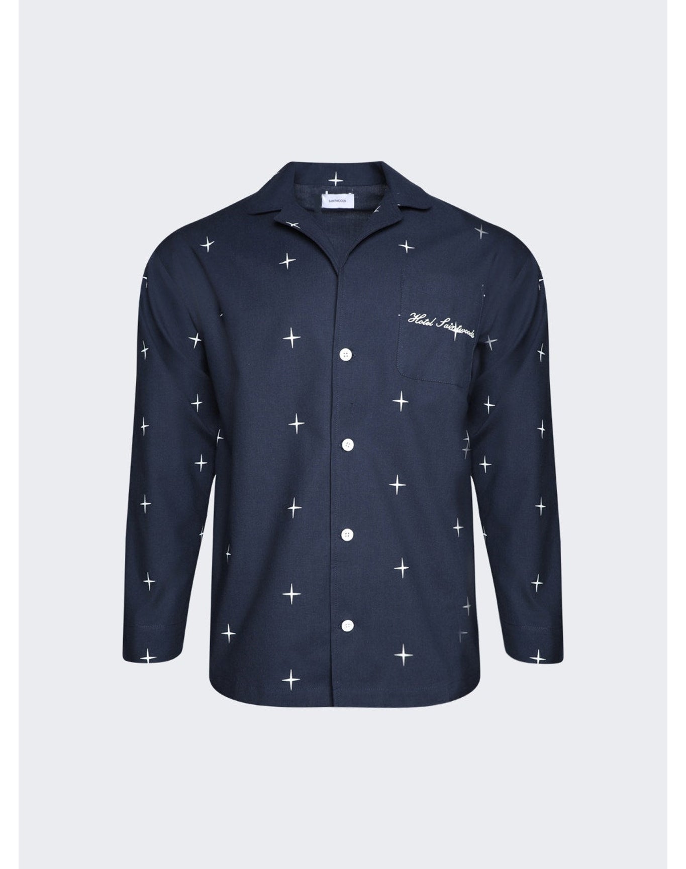 Saintwoods | Men | Pajama Top | Navy