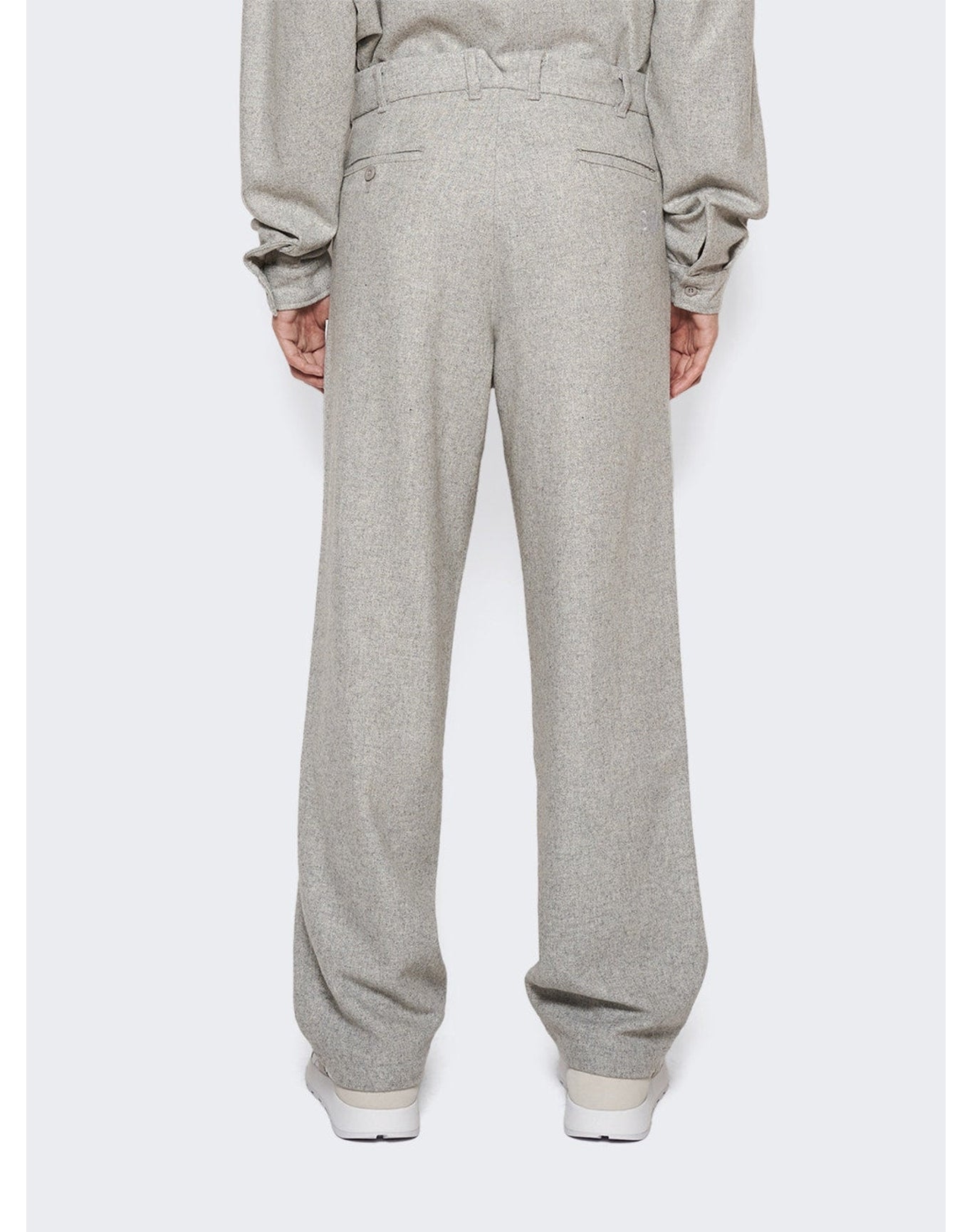 Saintwoods | Men | Patch Wool Trouser | Grey