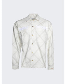 Saintwoods | Men | Unlined Flanel Shirt | Bone