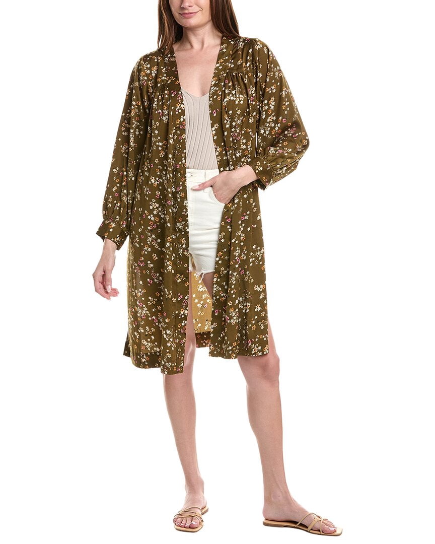 Saltwater Luxe | Womens | Tunic Blouse | Green Multi