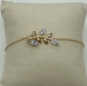 Pave Garden Bracelet | 10K Yellow Gold | 0.28 CTW (Approx) White Diamond