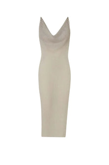 Noche Midi Dress | Silver Night