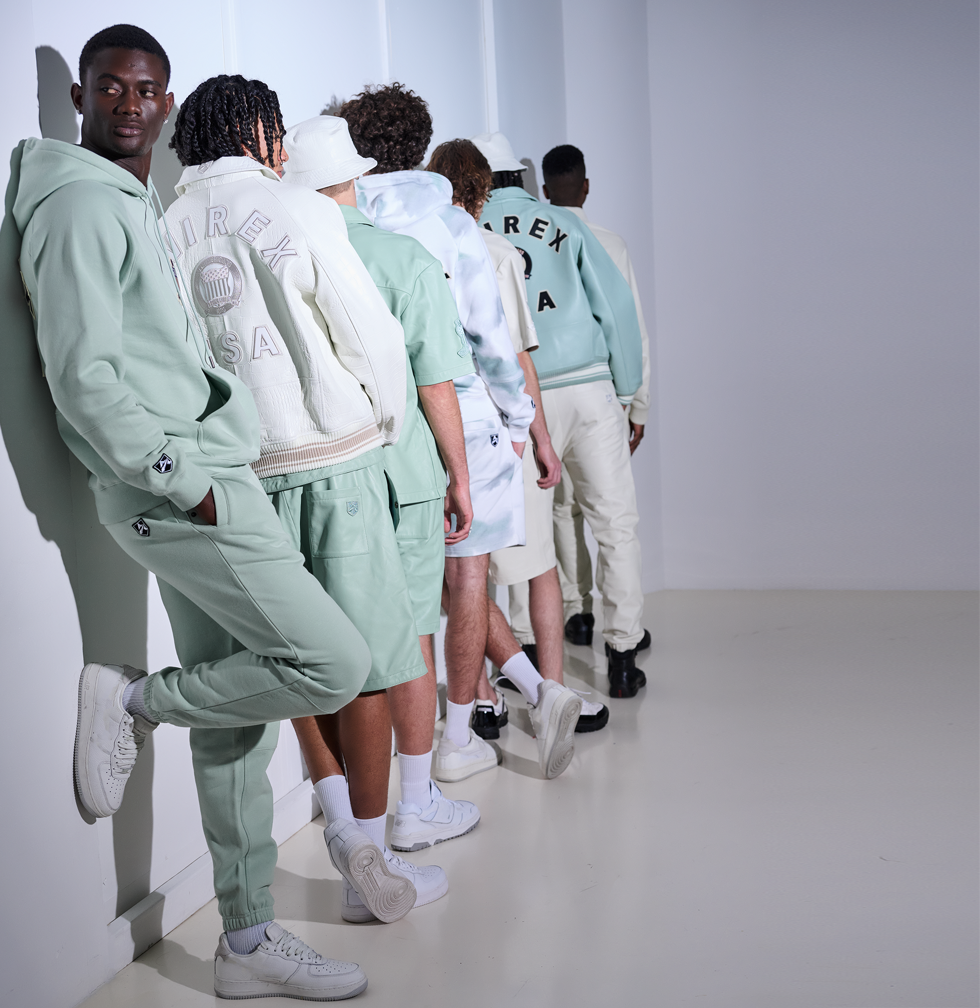Nappa Leather Short | Seafoam