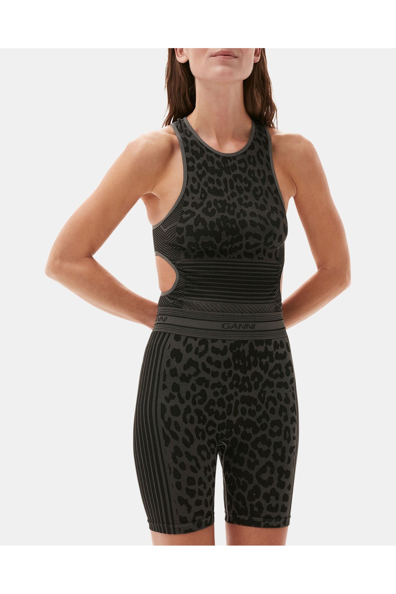 Seamless Jacquard Shorts | Black