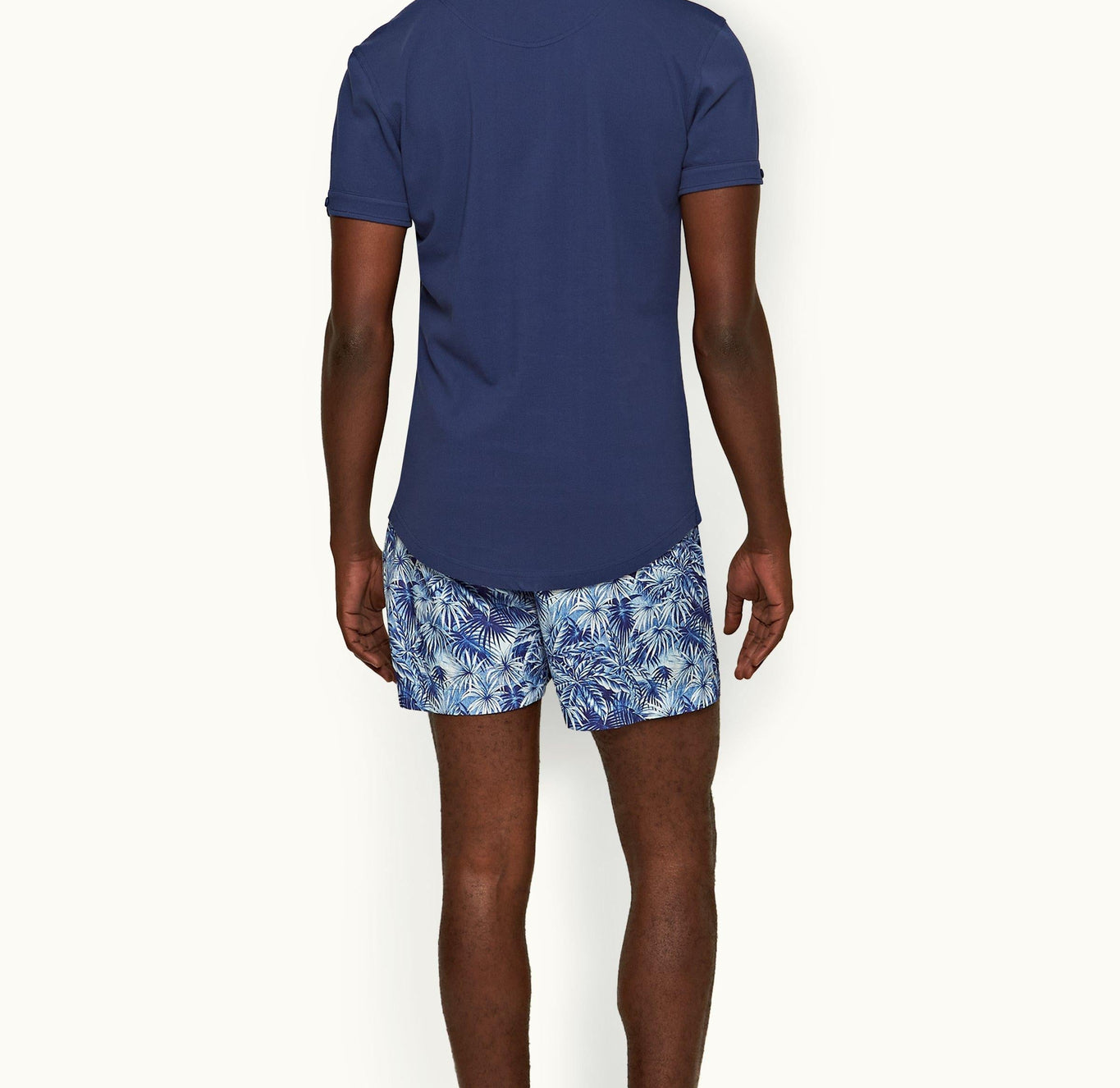 Sebastian Tailored Fit Cotton Polo Shirt | Lagoon Blue