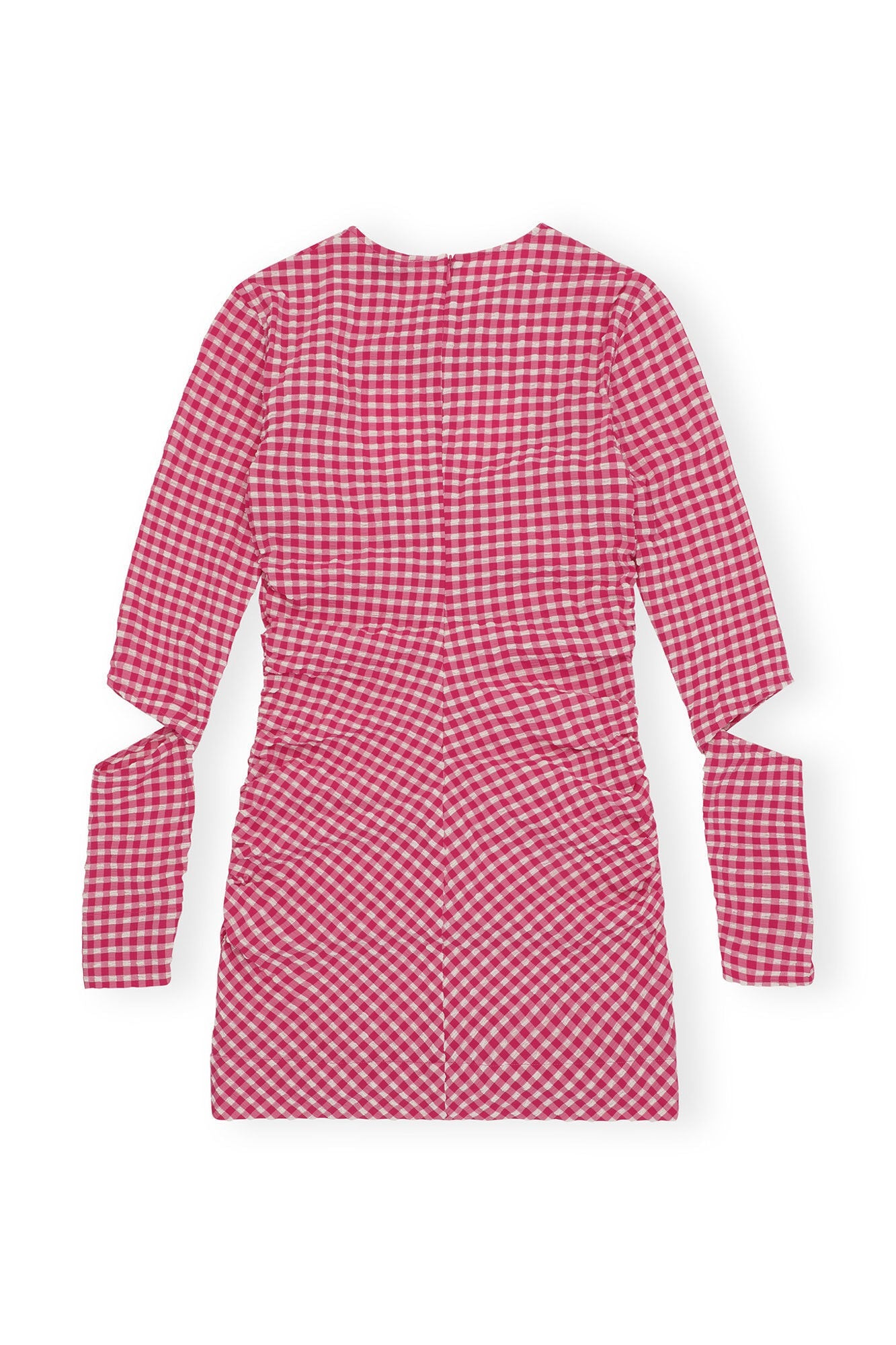 Seersucker Cut out Mini Dress | Love Potion