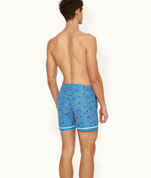 Setter Wonder Full Print Shorter-Length Swim Shorts Woven | Springfield Blue