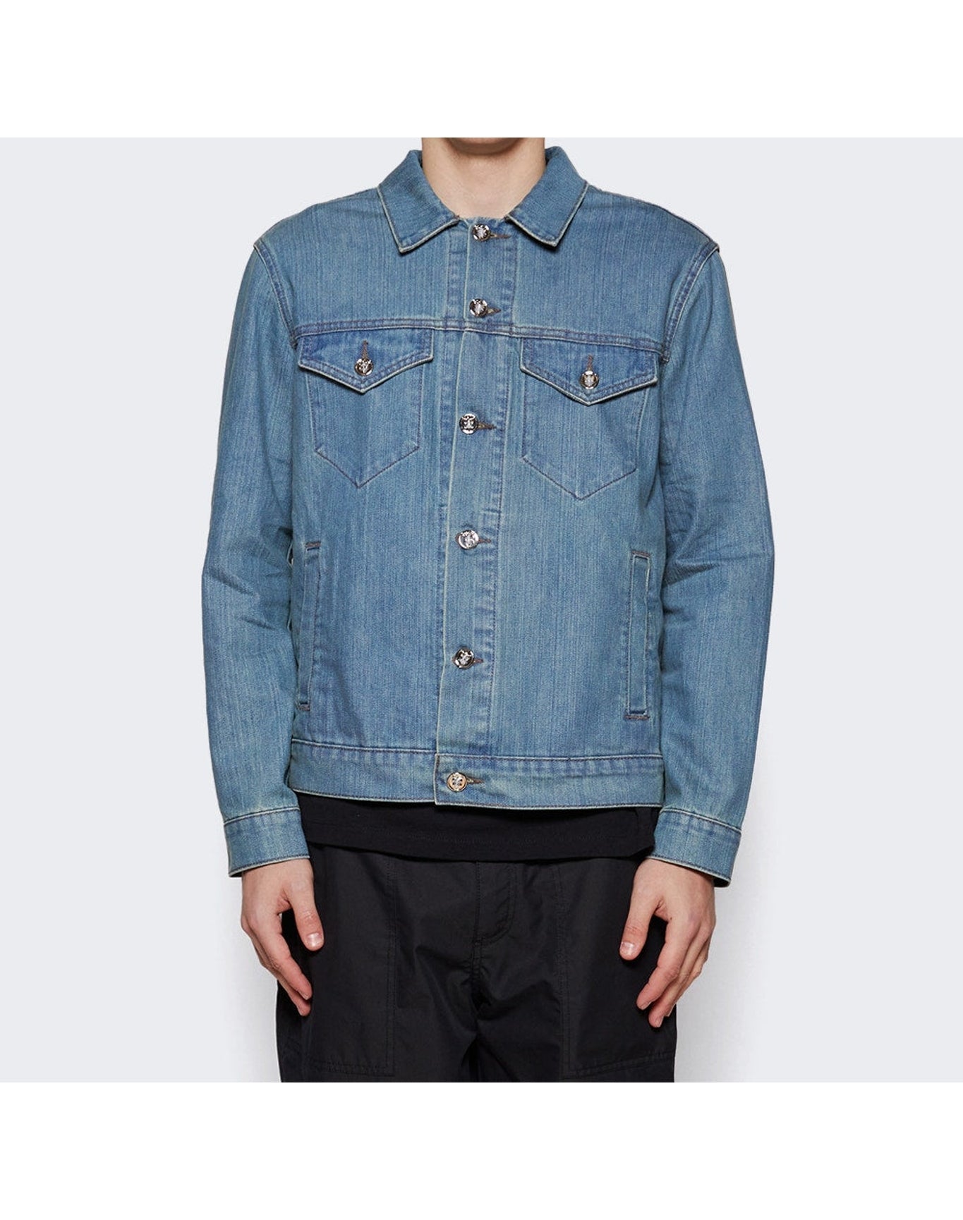 Seventh Heaven | Men | Denim Cross Jacket | Blue