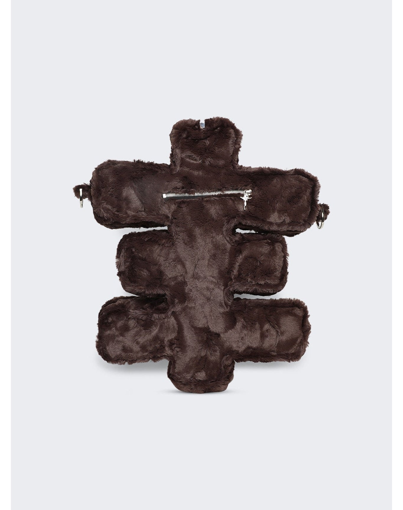 Seventh Heaven | Men | Faux Fur Crossbody Bag | Brown