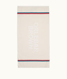 Seymour Gt Panel Jacquard Towel | Cloud