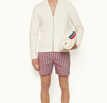 Seymour Gt Panel Jacquard Towel | Cloud