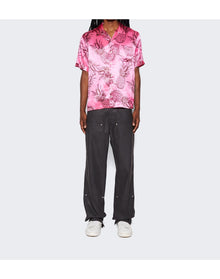 Shangri La | Men | Pineapple Print Hawaiian Shirt | Pink