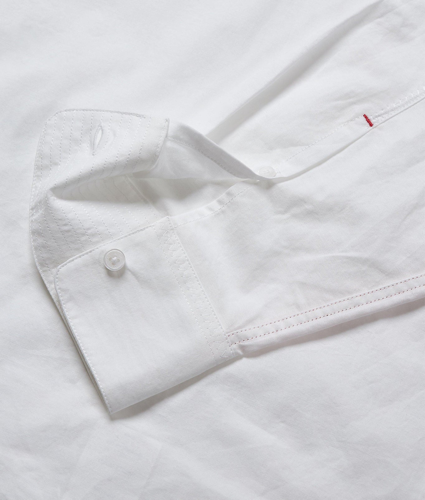 Shanklin Relaxed Fit Overhead Refined Cotton Shirt | White
