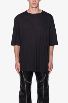 Sheer Gauze Tee | Black