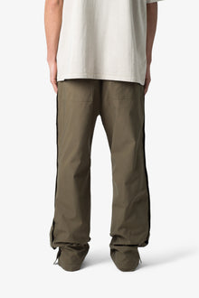 Side Snap Nylon Pants | Olive