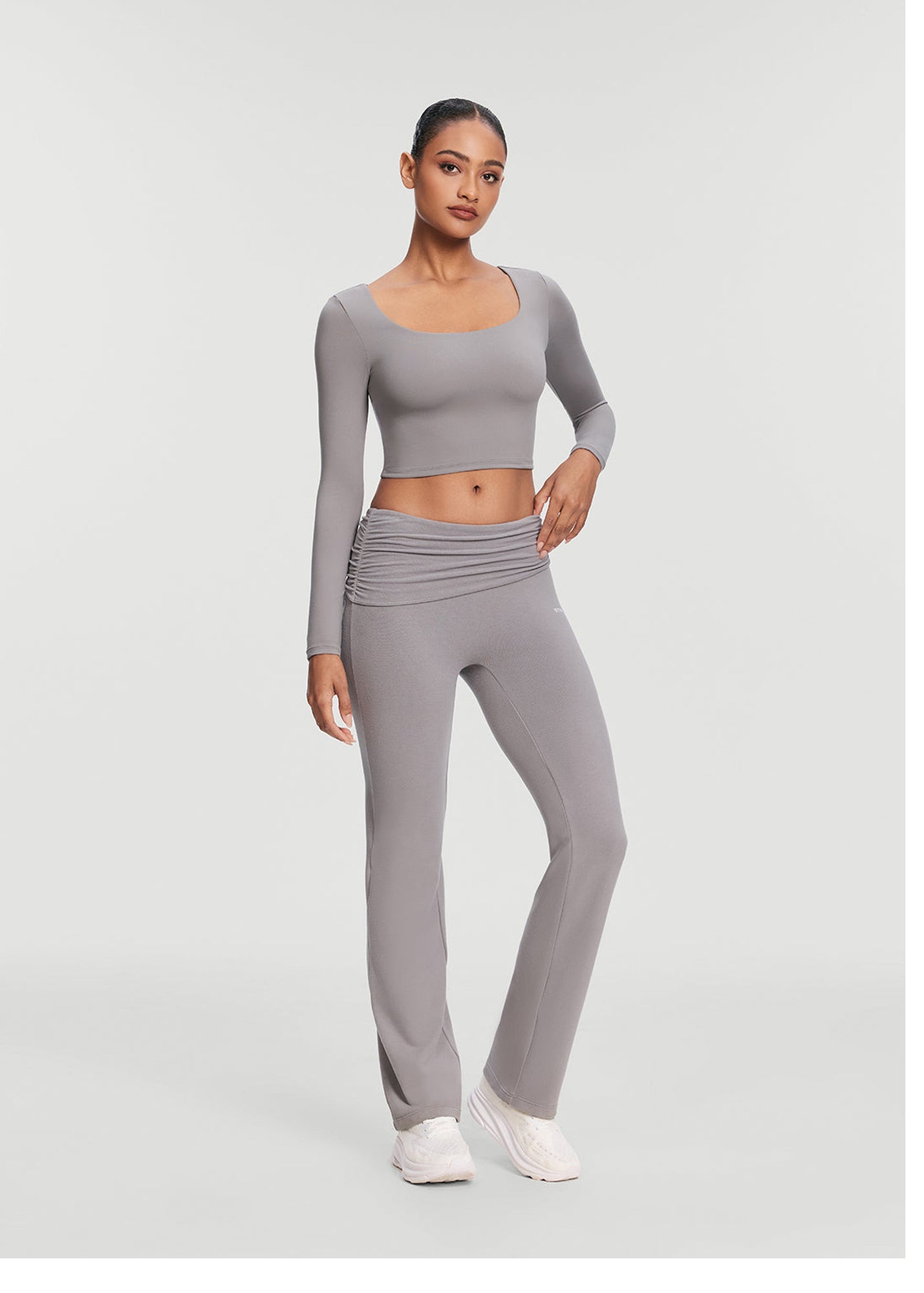 Soft Seamless Lounge Pants | Cool Gray
