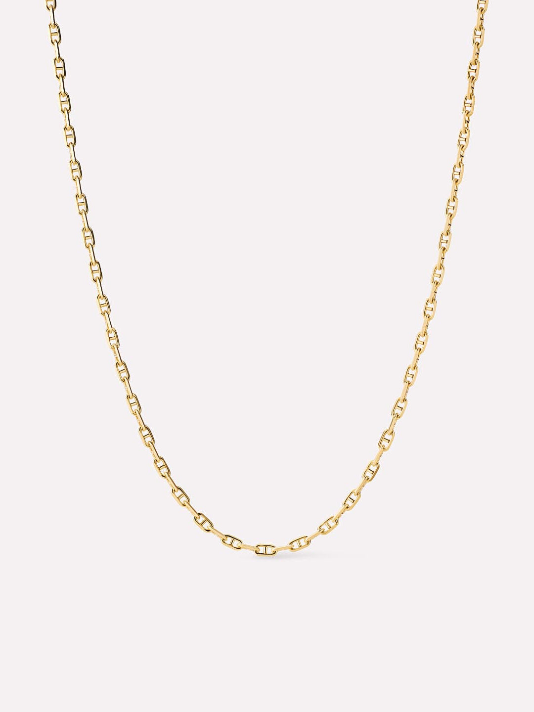 Mini Anchor Chain Necklace | 10K Solid Gold