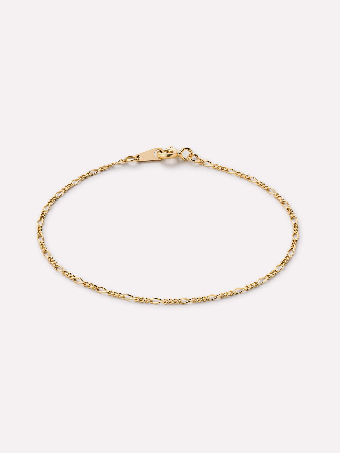 Figaro Chain Bracelet | 10K Solid Gold