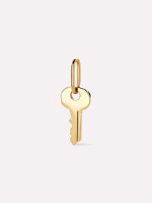 Mini Key Charm Pendant | 10K Solid Gold