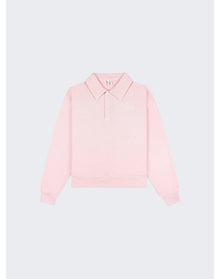 Sporty & Rich | Women | Prince Health Polo | Baby Pink x White