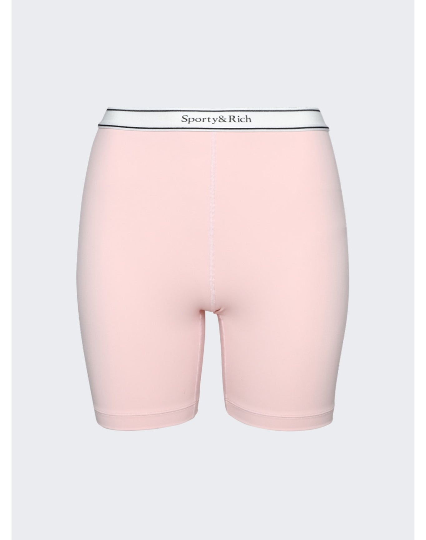 Sporty & Rich | Women | Serif Logo Biker Shorts | Ballet Pink