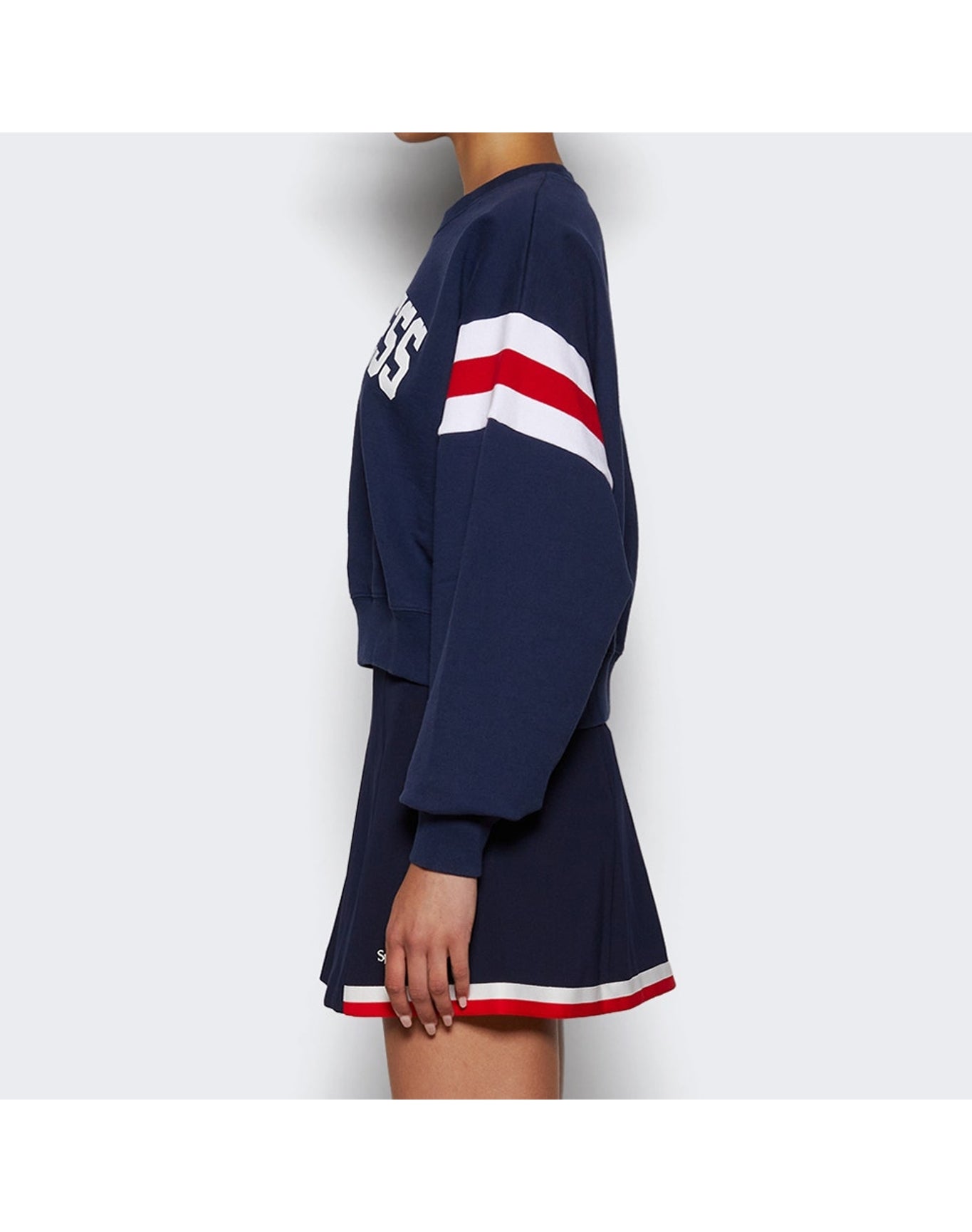 Sporty & Rich | Women | Wellness Ivy Rugby Crewneck | Navy
