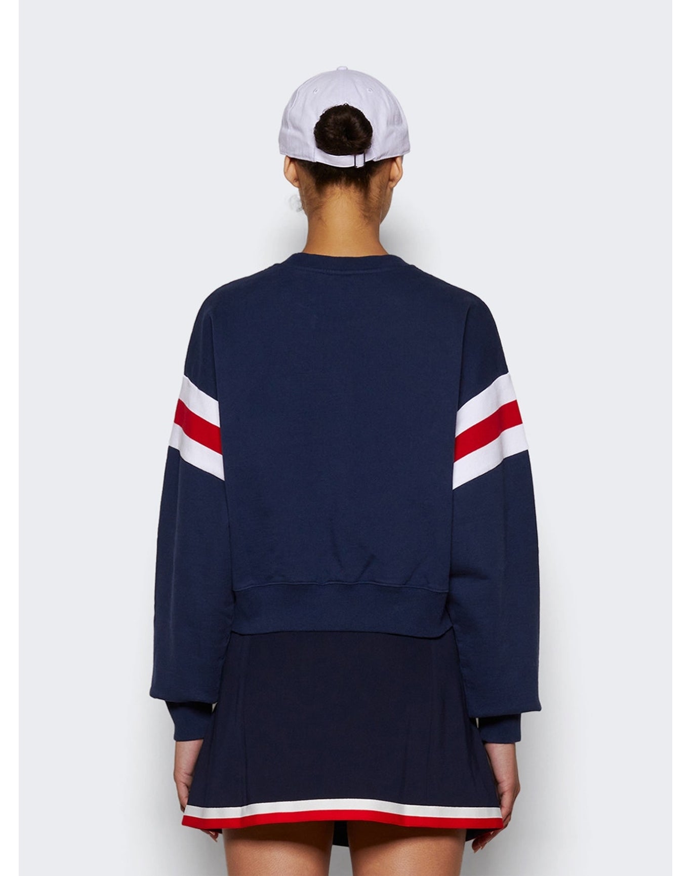 Sporty & Rich | Women | Wellness Ivy Rugby Crewneck | Navy