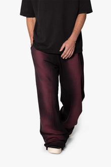 Sprayed Ultra Baggy Sweatpants | Plum