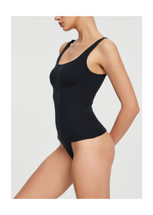 Square Neck Tank Top | Black
