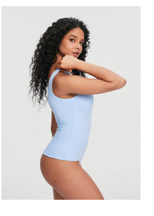 Square Neck Tank Top | Sky Blue