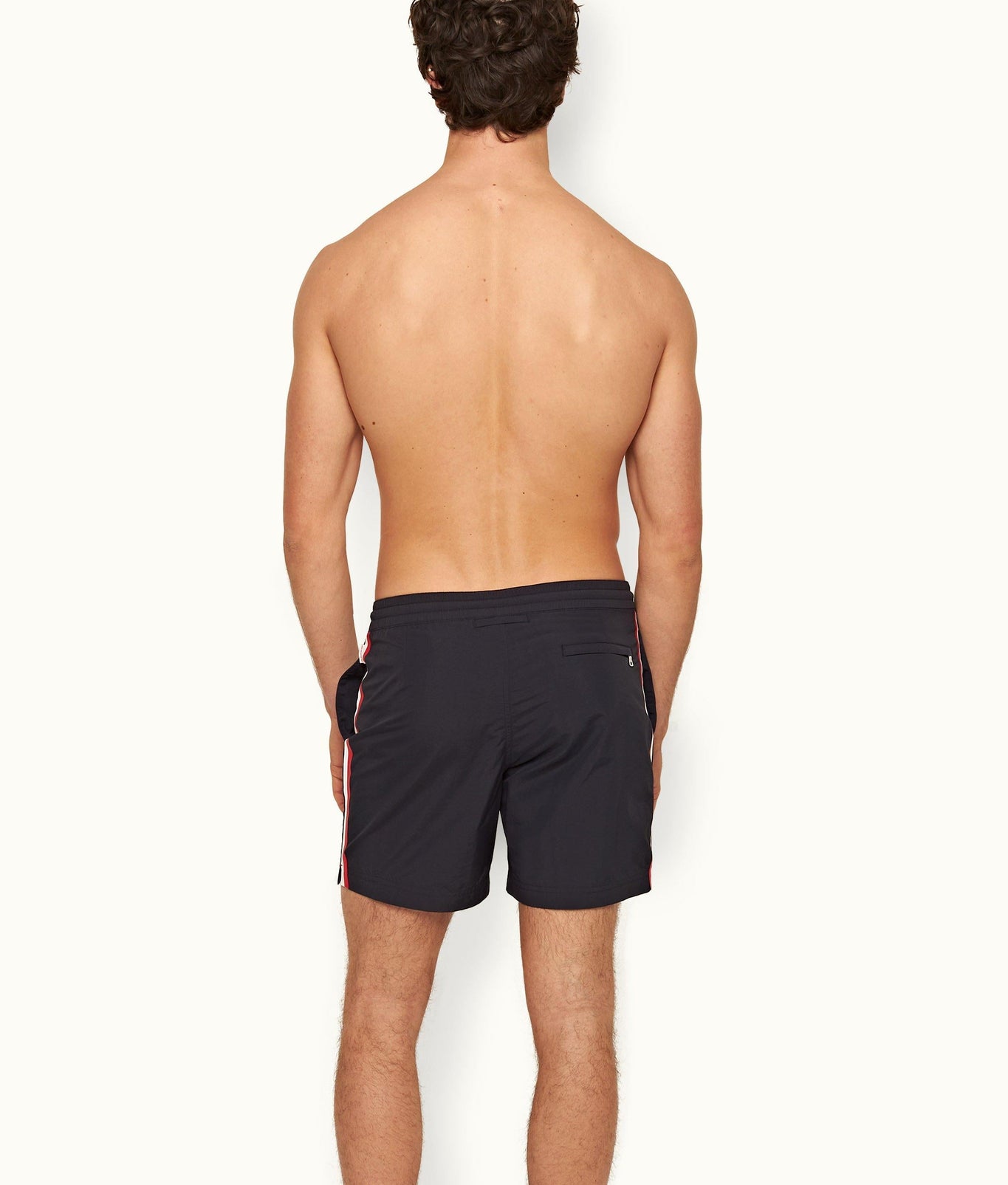 Standard Bonded Mid-Length Bonded Drawcord Swim Shorts | Night Iris