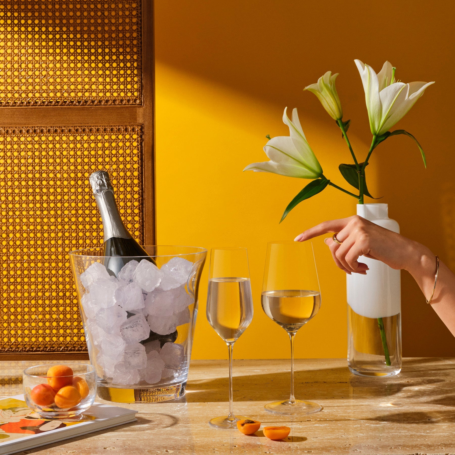 Glacier Champagne Cooler | Clear Crystal