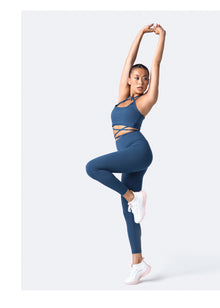 Strappy Front Top | Iris Blue