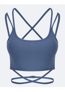 Strappy Front Top | Iris Blue