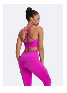 Straps and Support Bra | Glow Pink