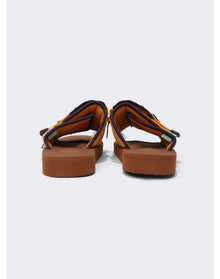 Suicoke | Men | Hoto-cab Sandals | Yellow x Brown