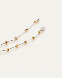 Glass Pearl | Sylvie Necklace | Gold Ion Plated/Silver Dipped Brass