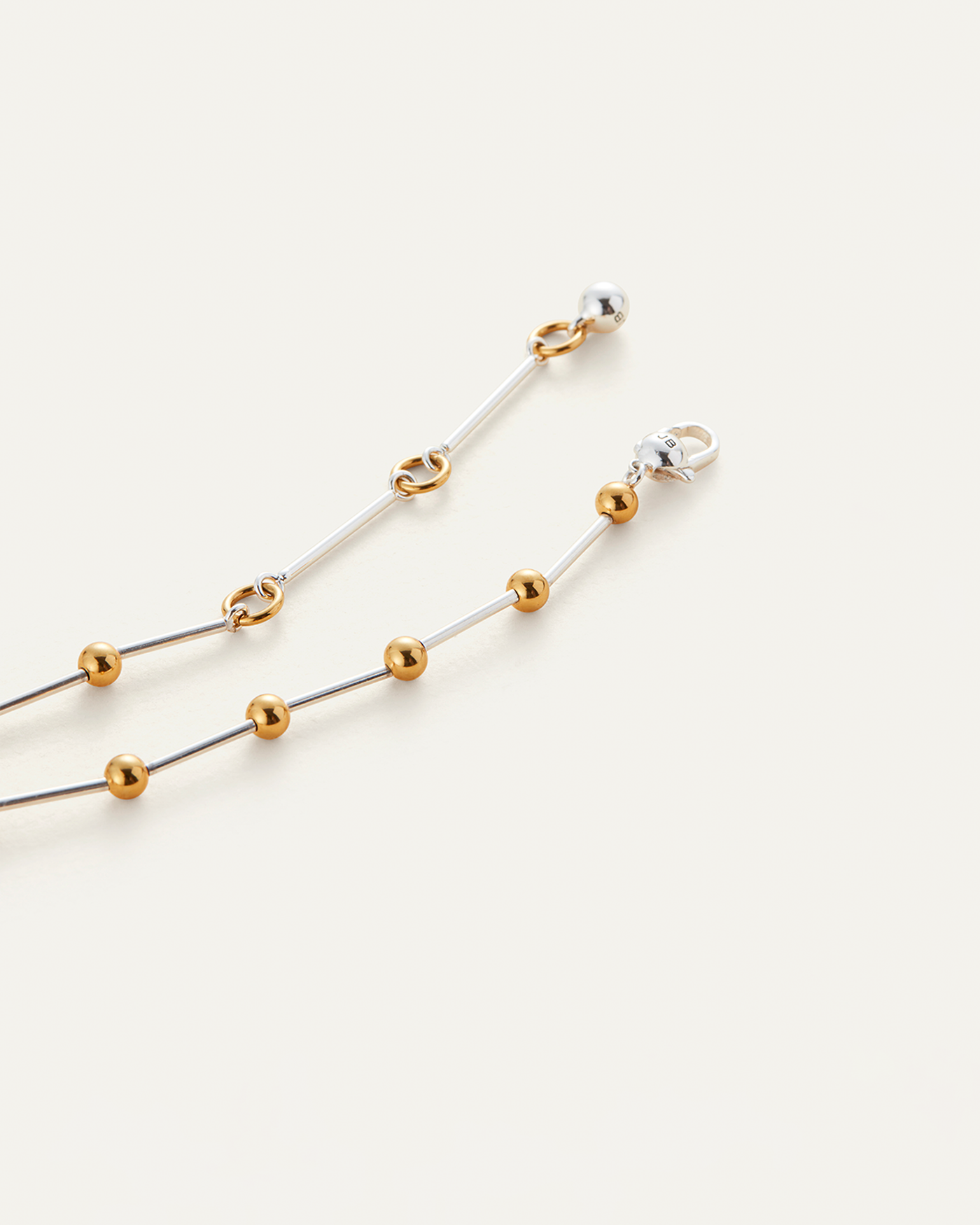 Glass Pearl | Sylvie Necklace | Gold Ion Plated/Silver Dipped Brass