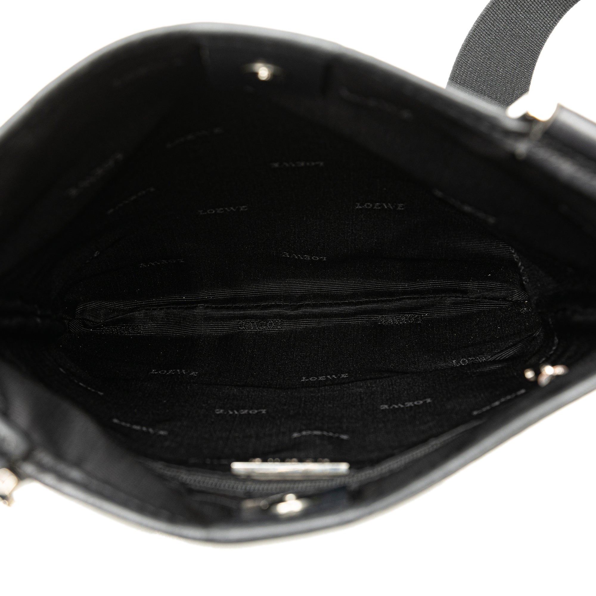 LOEWE | Pre-Owned Anagram Leather Crossbody | Black