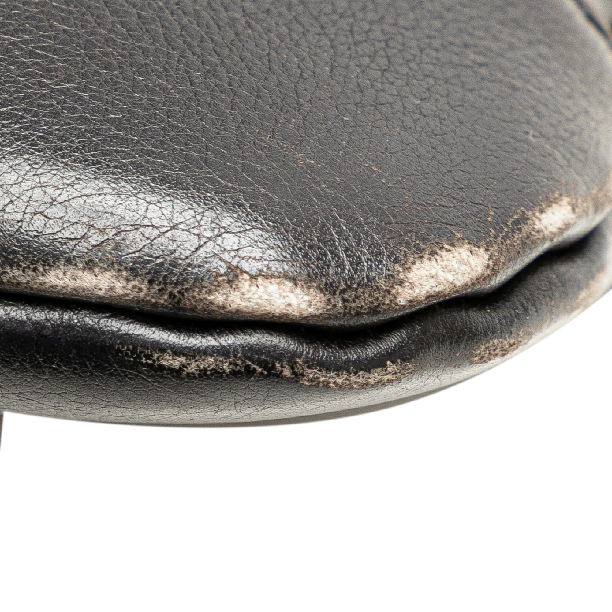 LOEWE | Pre-Owned Anagram Leather Crossbody | Black