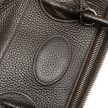 Hermes | Pre-Owned Clemence Bolide 35 | Brown/Dark Brown