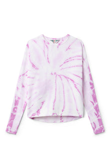 Kids | Kids Long Sleeve Hi-Lo Tee | Spiral Violet