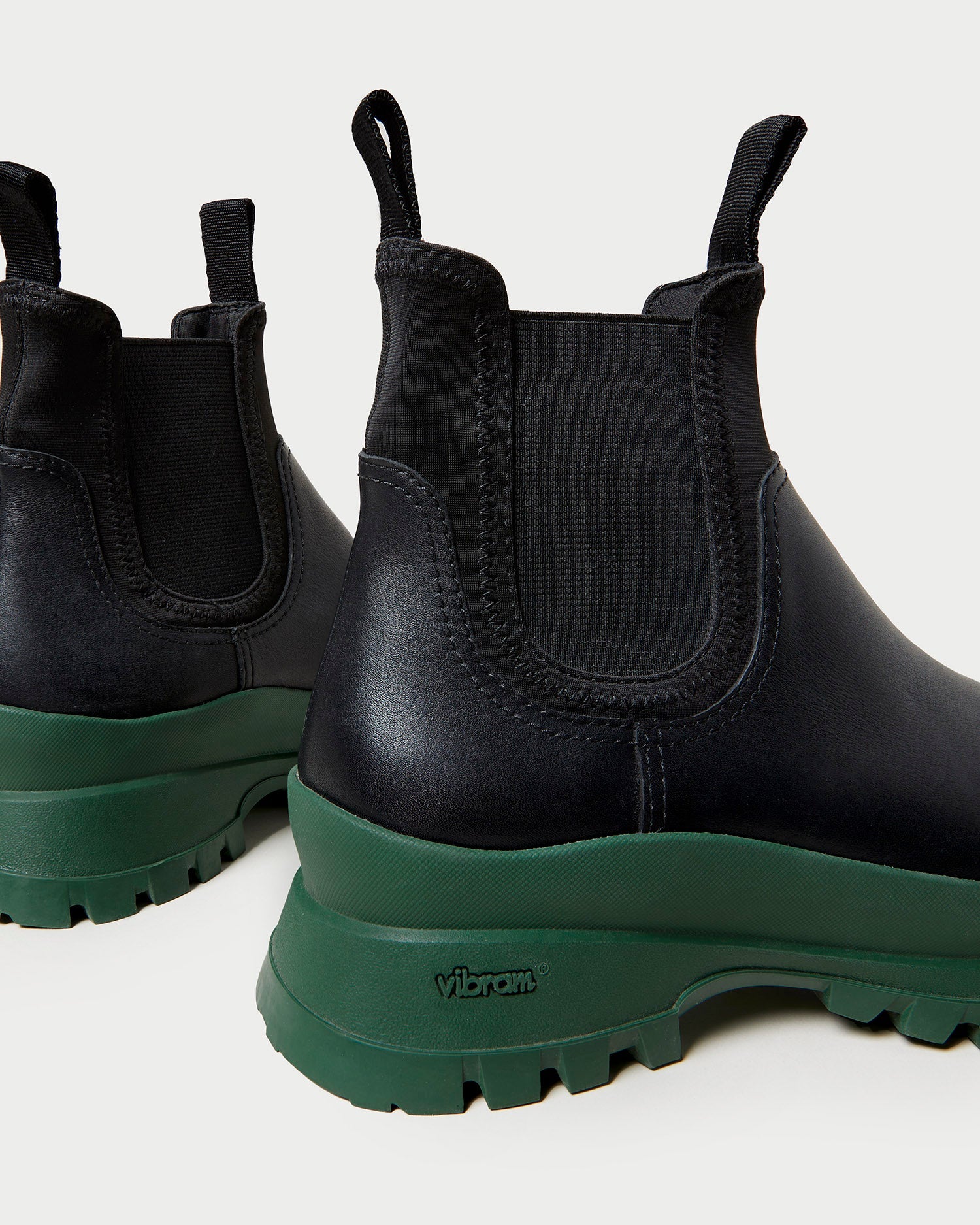 Tara Weather Boot | Black/Green