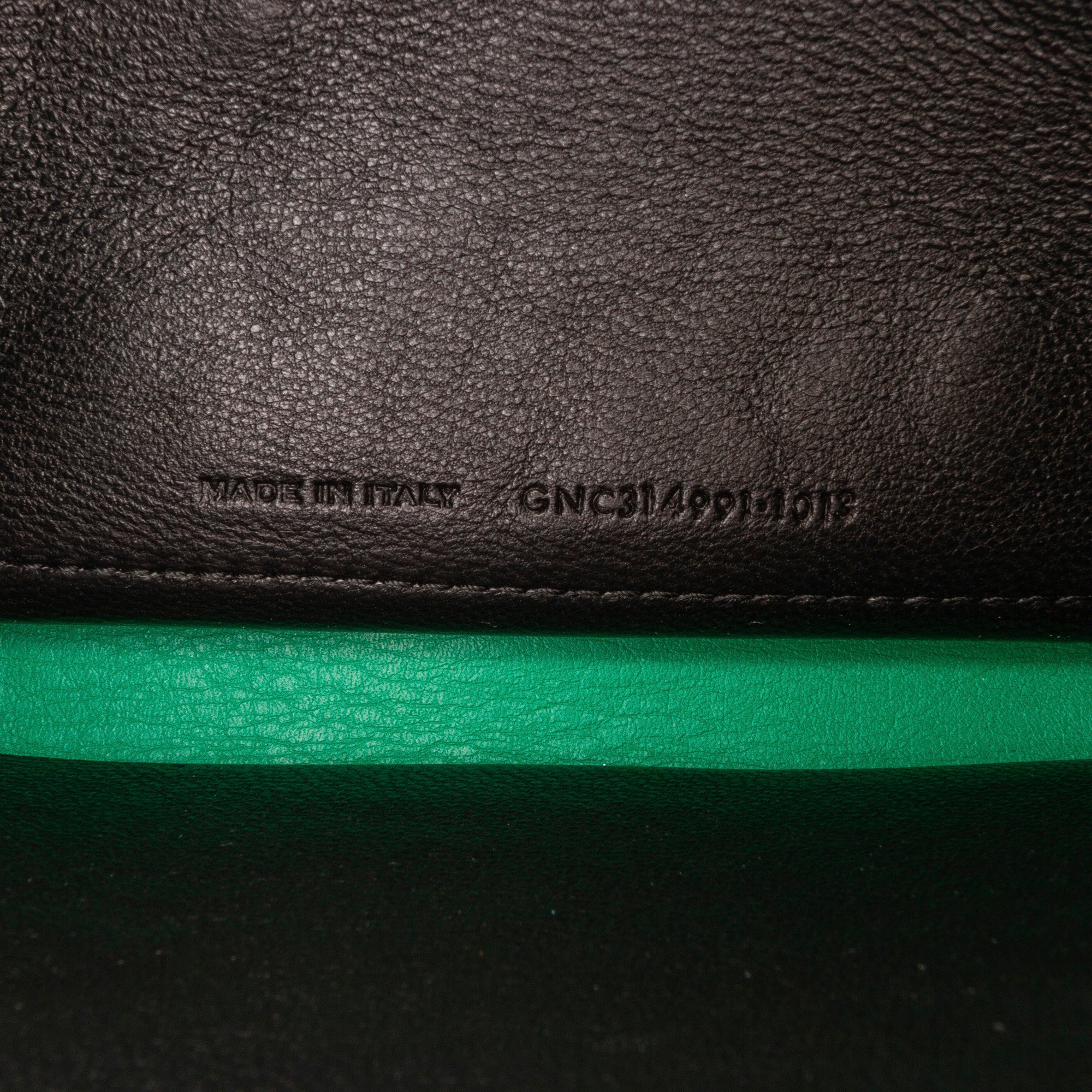 Saint Laurent | Pre-Owned Y Line Long Wallet | Green