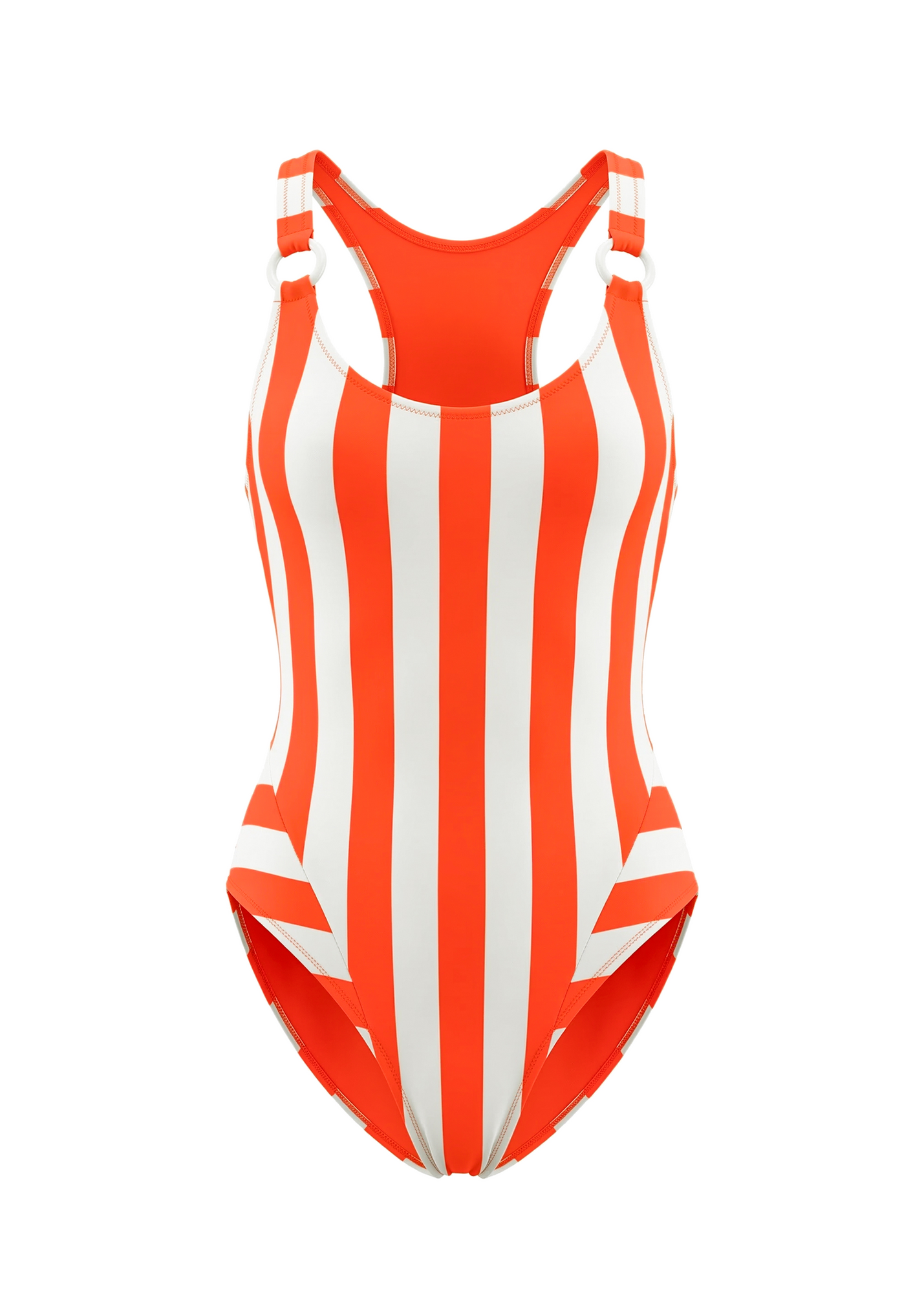 Womens | Araceli One Piece | Habanero/Brule Stripe