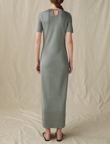 Womens | The Knit T-Shirt Dress | Steel